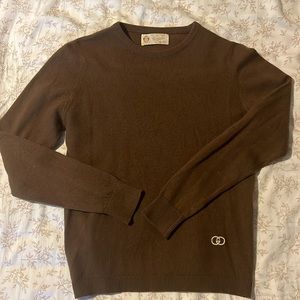 Authentic Vintage 1970s Gucci 100% Cashmere Sweater